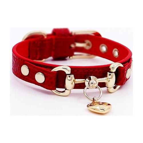 Customized Design Dog Cat Collar Pure Handmade Genuiner Leather Pet Collar Small Dogs Necklace Accessories Poodle Bulldog