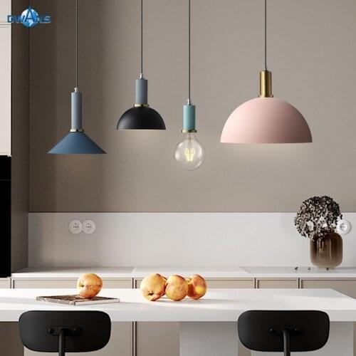 Pendant Lamp Hanging Led Warm Lights Home Decoration Accessories Nordic Colorful Used In Hotel Living Room Bedroom