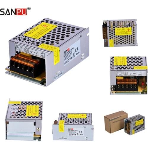 SANPU LED 12VDC Switching Power Supplies 12V 15W 1A Drivers for LEDs AC to DC Transformers 12 Volt Full Container Load Wholesale