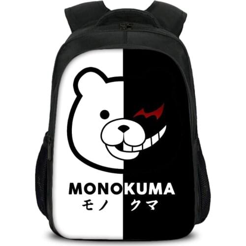 New Danganronpa Backpacks Boys School Children Schoolbags For Girls Primary Book Bag Anime School Bags Printing Trendy Backpack