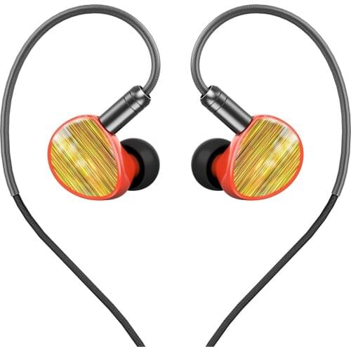 Shuoer Soloist Liquid Silicone Kevlar dynamic driver IEM headphones with dual pin 0.78 6N OCC 2.5mm balanced cable for Audiophi