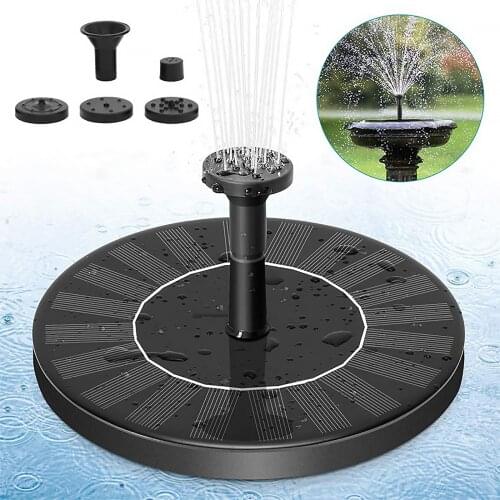 Solar Floating Fountain Outdoor Pool Pond Waterfall Fountain Pump with Nozzle For Garden Lawn Decoration фонтан для пруда