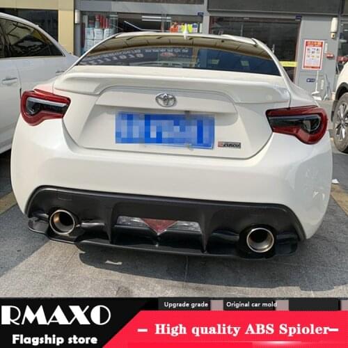 For Toyota GT 86 Spoiler 2013-2018 Toyota GT86 Spoiler Subaru BRZ lip Spoiler ABS plastic Car Rear Wing Color Rear Spoiler