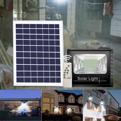 LED Solar Wall Light with Remote Control for Outdoor Garden High Brightness Emergency Lamp for Pathway Yard Street Night Lights