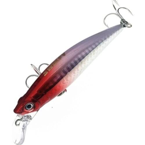 SWOLFY Minnow Bait 33g/90mm Fishing Lures China Leurre Souple Fishing Wobblers Peche Mer Fly Tying Jerkbait Feeder