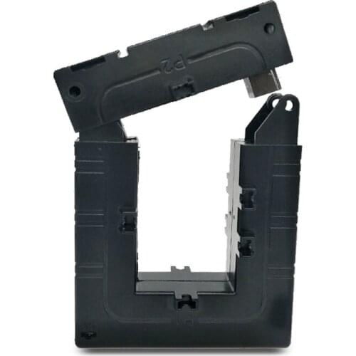 250A/5A 500A/5A 800A/5A 1000A/5A 1500A/5A Clamp retractable busbar row current transformer AC split core CT ampere transformer