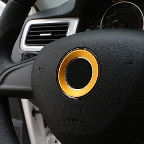 Foal burning Car Steering Wheel Protection Circle Decoration Trim Sticker for Golf 6 7