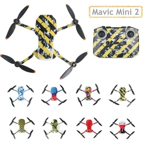 Waterproof Scratch-proof DJI Mini 2 Protective Film PVC Stickers Decals Full Cover Skin for DJI Mini 2 Drone Accessories