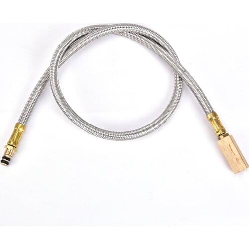 1pcs 52cm Split Type Furnace Converter Connector Metal Auto-off Adapters Outdoor Camping Gas Stove Adaptor Extension Tube