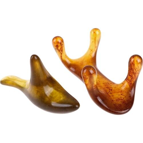 1Pcs Triangle SPA Reflexology Massage Stick Tool Wooden Body Foot Neck Relax Blood Circulation Massager