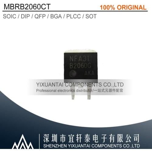 10pcs/lot MBRB2060CTT4G MBRB2060CT B2060G TO263