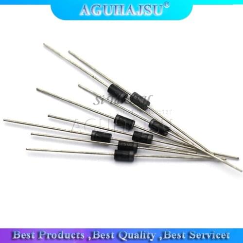 100PCS Rectifier Diode 1N5817 1N5819 1N5399 1N4937 1N4004 1N4001 1N4007 UF4007 HER107 FR207 FR157 FR107 RL207 DO-41