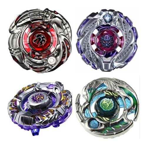 Bayblade 4pcs/lot New Arrival Spinning Top Metal Alloy Spinning Top ZERO-G BBG16 Dark Knight Dragooon+LAUNCHER
