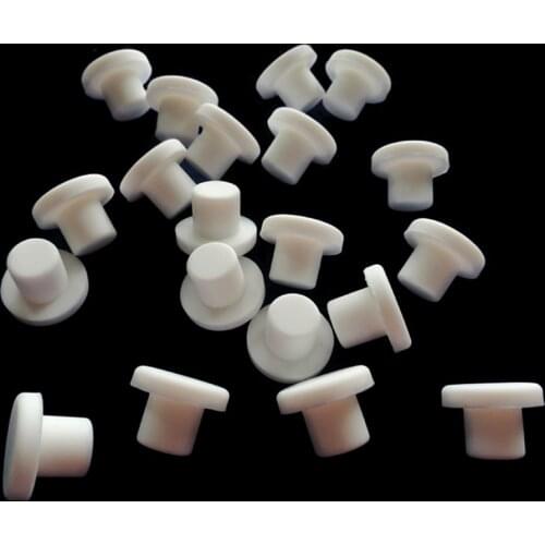 5/10/20pcs White Round Silicone Rubber Blanking End Cap Inserts Seal Plug Stopper 2.6~14mm