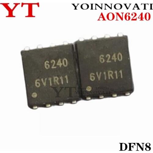 5PCS/lott AON6240 6240 DFN8 40V 27A IC