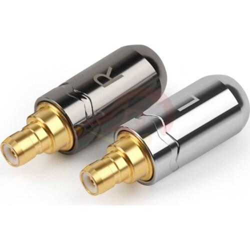 Headphone Jack Adapter For IE400 IE500 IE40pro IE400pro IE500pro HIFI Earphone Pins Audio Plug Wire Connector Black Silver