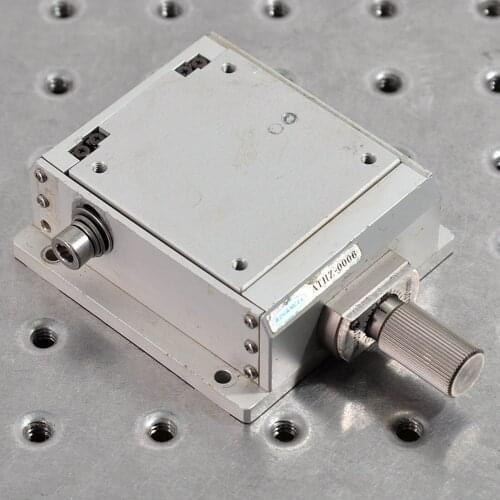 ADVANCEL ATHZ-0005 Manual Horizontal Z-Axis Table Size 50mm Optical Manual Precision Displacement Lifting Table Aluminum Alloy