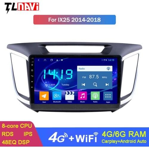 IPS 4G+64G Android 9.0 GPS Navigation for Hyundai Creta IX25 2014-2018 Stereo System with Bluetooth