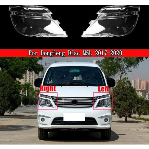 Car Headlight Cover Lens Glass Shell Front Headlamp Transparent Lampshade Auto Light Lamp For Dongfeng Dfac M5L 2017-2020