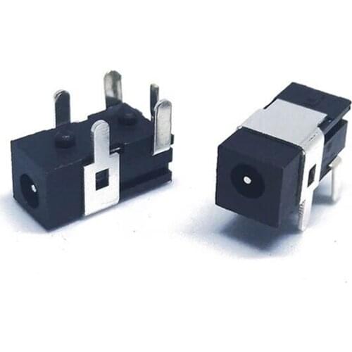Free shipping 100PCS DC-011A 5 pin DC power socket 2.5X0.7 plug