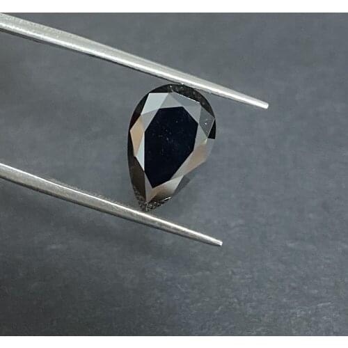 Good Price for 7x9MM Black Color Lab Grown Moissanite Diamond Stone Loose Gemstone