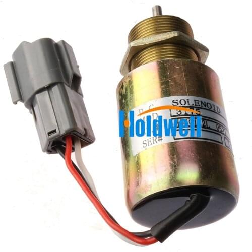 Holdwell Stop Solenoid SA-3725-12 for Mitsubishi L2E L3E S3L S4L Engine SDMO Volvo Toro 12Vdc
