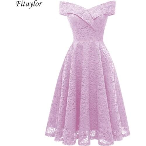 Летние платья с открытыми плечами Fitaylor China At AliExpress