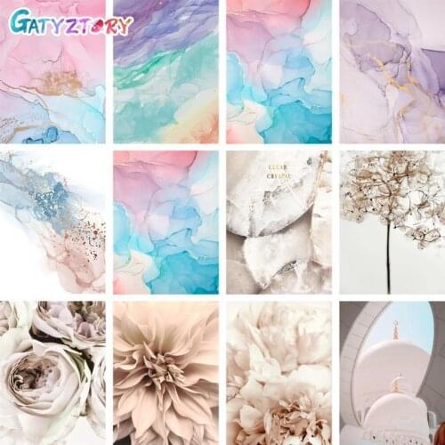 GATYZTORY Frame Modern Picture Acrylic Paint By Numbers Set Oil Painting For Adults Canvas Picture Drawing Coloring By Numbers D