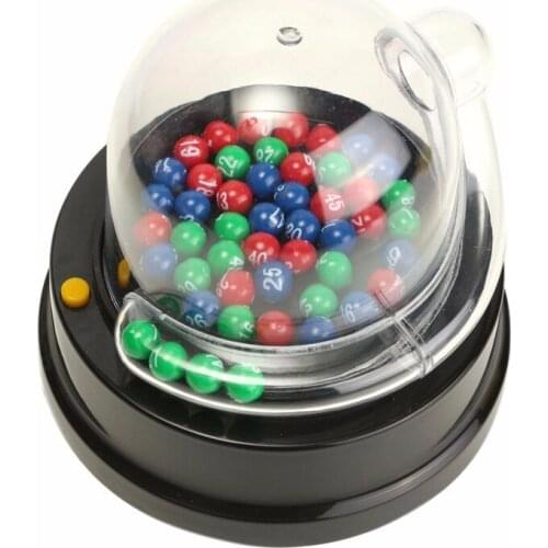 Hot Sale Party Games Electric Lucky Number Picking Machine Mini Lottery Bingo Games Shake Lucky Ball Entertainment Board Game