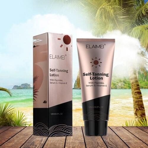 Self Tanner Lotion Organic Natural Bronzing Nourishing Self Tanning Lotion Beauty Personal Skin Care Sunless Body Bronzer 125 mL