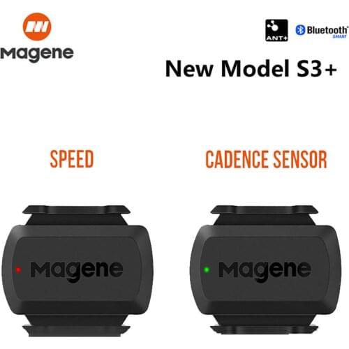 Magene Gemini 210 S3+ ANT+ Speed Cadence Sensor Bike Computer Dual Sensor Bike Computer Wifi for Garmin Bryton Strava
