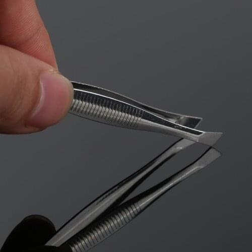 Tweezers Tool Professional Slanted Tip Hair Remover Makeup Stainless Steel Eyebrow Clip High Quality New Make Up Tools