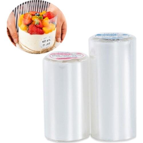 Practical Mousse Cake Edge Wrap Dessert Surrounding Hard Bound Cake Edges PET Band Cake Dessert Collar DIY Cake Decorating Tools