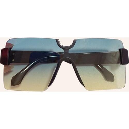 Luxury One Piece Sunglasses Women Fashion Brand Hot Square Shades UV400