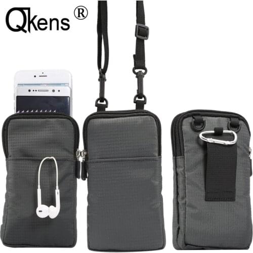6.0inch Run Sport Hiking Belt Clip Waist Pack Casual Mobile Phone Purse Wallet Bag Nylon for IPhone 12 11 XS MAX XR 7 8 Plus