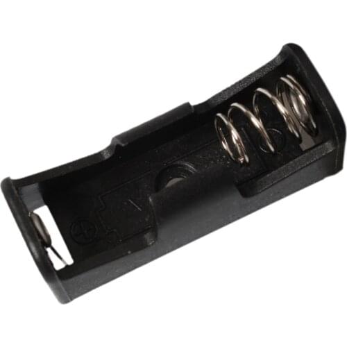 1PCS Single Slot 12V23A Battery Box Clip Holder Remote Battery Power Bank Box Case Black With Pin Welding