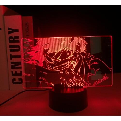 My Hero Academia Izuku Midoriya 3D LED Lamp for Child Bedroom Decor Birthday Gift Manga My Hero Academia Anime Decor Light