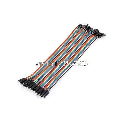 40Pin Male to Female 2.54mm Pitch Jumper Wire Connector Line Cable 21cm