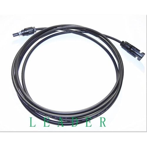 5PCS /lot Wholesales 2 Metre (6.56 Feet) SOLAR PANEL PHOTOVOLTAIC CABLE - SOLAR PV Extension 12 AWG Solar Cable Connector