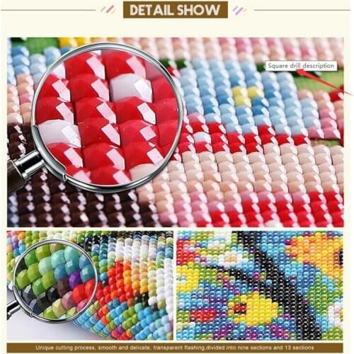 5d Diy Daimond Painting 3D diamond rhinestone full square round diamond embroidery animal Squirrel forest animal picture FG1943