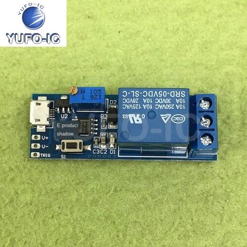 Free Ship 1PCS Wide Voltage 5V-30V Trigger Time Delay Relay Module Timer Module Delay Switch