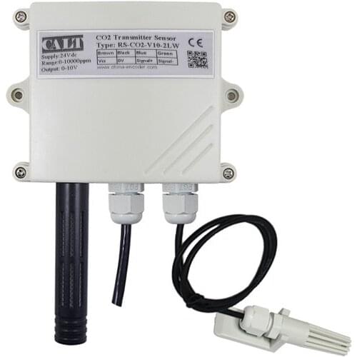 CO2 Temperature and humidity transmitter 5000ppm RS485 output 3 in 1 CO2 sensor