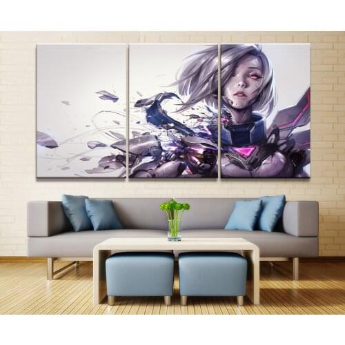 Fiora League of Legends LoL Juego 5D Embroidery Diamond Picture Home Decor Painting Full Round Drill Cross Stitch Wall Art Gift
