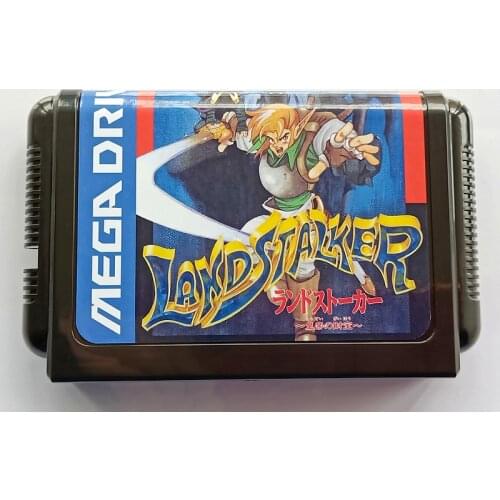 MD Game : Land Stalker ( Japan Version!! Chinese Language!! )