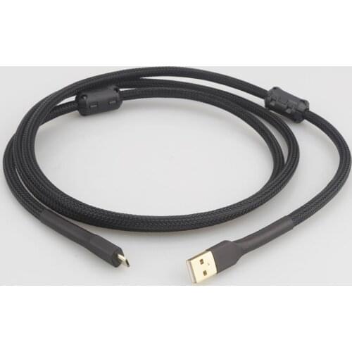 OTG usb line hifi USB cable Dual magnetic ring Gold-plated amplifier DAC cable USB A to micro USB