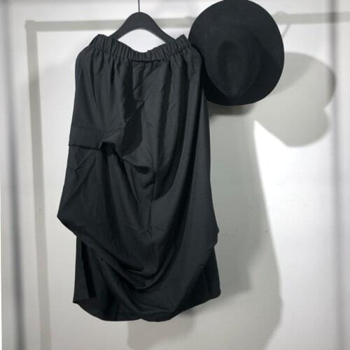 Owen Seak Men Pantskirt Casual Cross Pants High Street Wear Pants Japanese Mens Clothing Hip Hop Sweatpants Spring Harem Pants