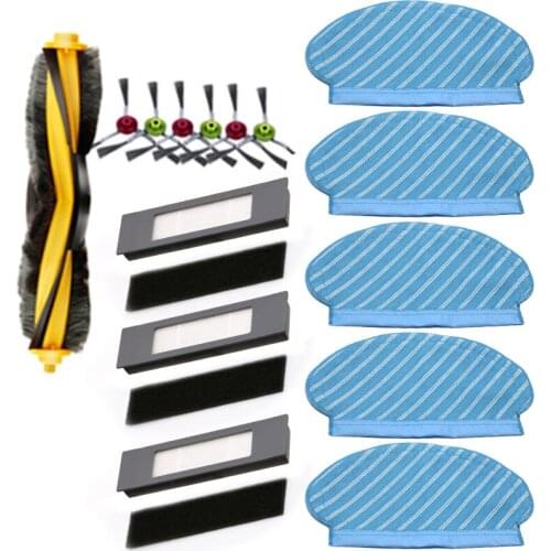 Filter Brush Mop Cloth Set For Ecovacs Deebot Ozmo 920 950 Vacuum Cleaner Parts Highly Matched With Original Equipment
