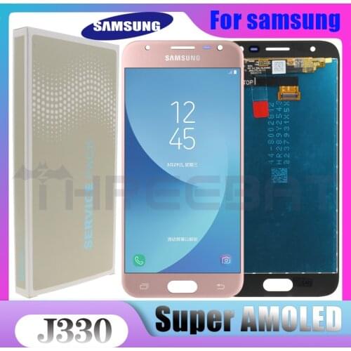 Original 5.0" For SAMSUNG GALAXY J3 2017 J330 J330F SM-J330F LCD Display Touch Screen Digitizer Component Replacement 100% test
