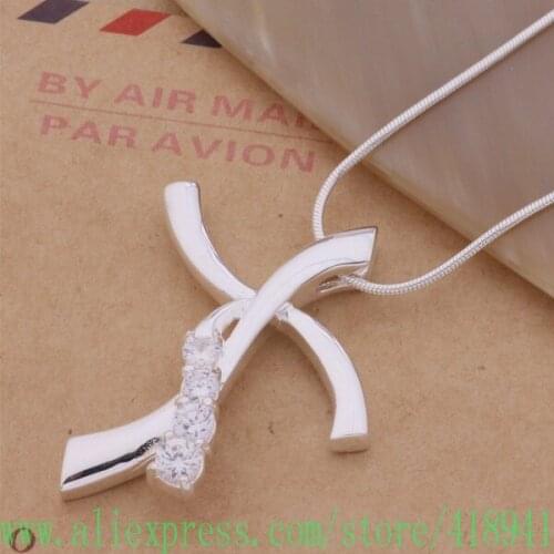 Silver Plated Necklace Silver Plated fashion jewelry pendant /bbzajtga aiuajaba AN128