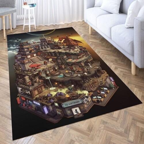 Convergence Carpet for Living Room 3D Anime Cartoon Rug Gamer Teen Room Bedside Lounge Rug Kids Children Floor Mats